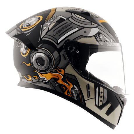 Bolt Superhero Helmet - Dull Black Grey