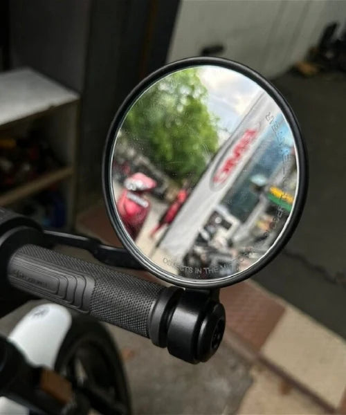 Autobird Round Bar End Mirrors