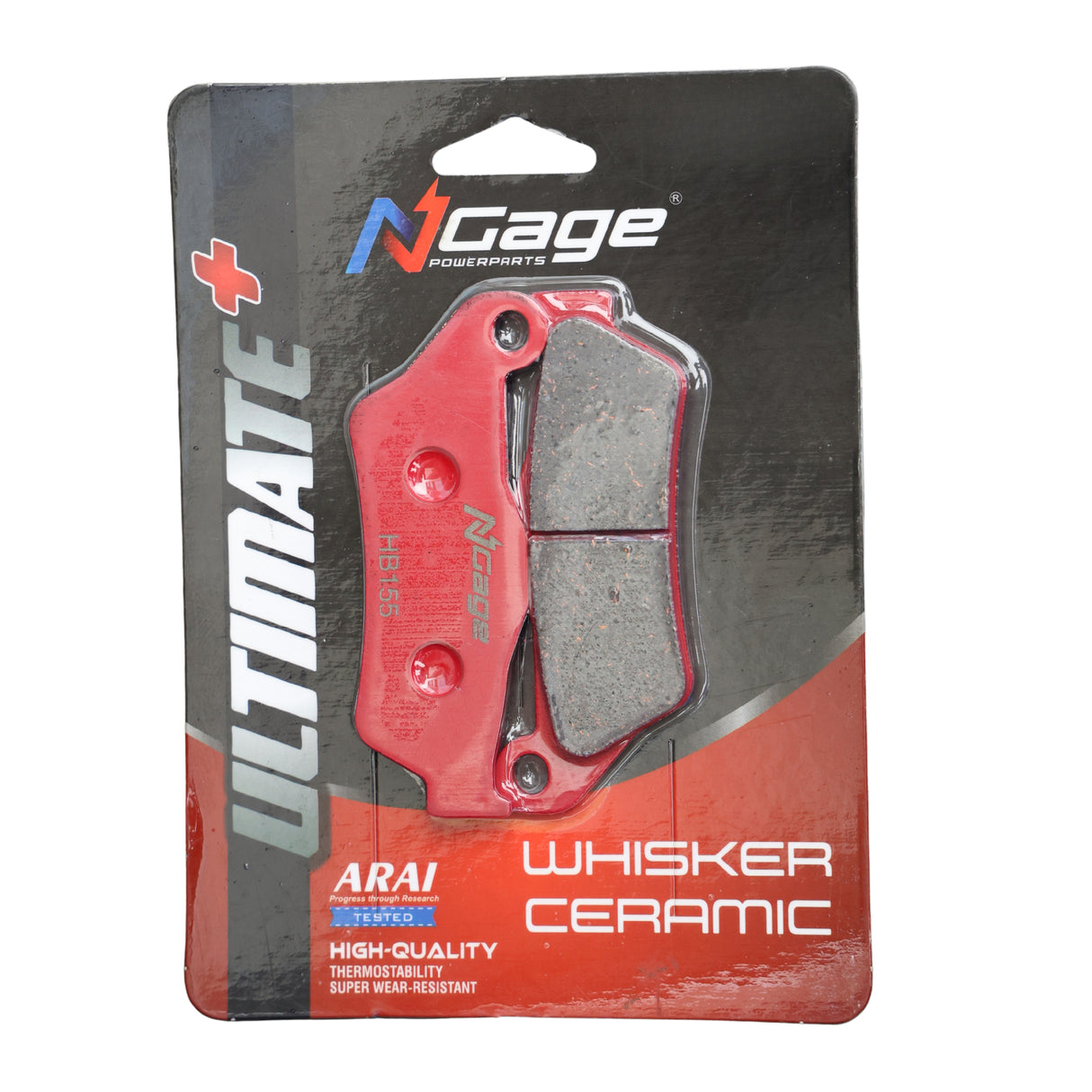 Ngage Whisker Ceramic Ultimate Plus Brake Pad (Rear) For Yamaha R15 (V2/V3 Only) - HB 150