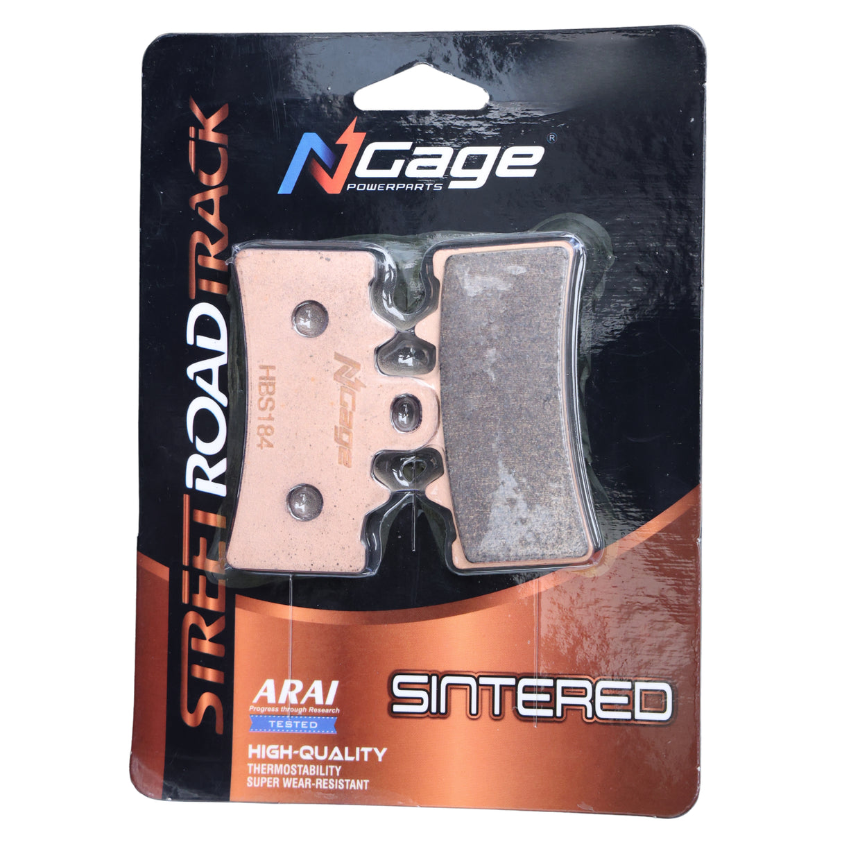 Ngage Sintered Brake Pad (Rear) For Bajaj NS 200/ RS 200 – HBS 163
