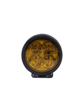 HJG 4 LED Cap Round Pair Foglight With Wireharness