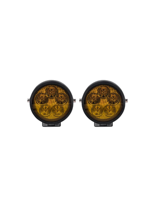 HJG 5 LED Cap Round Pair Foglight