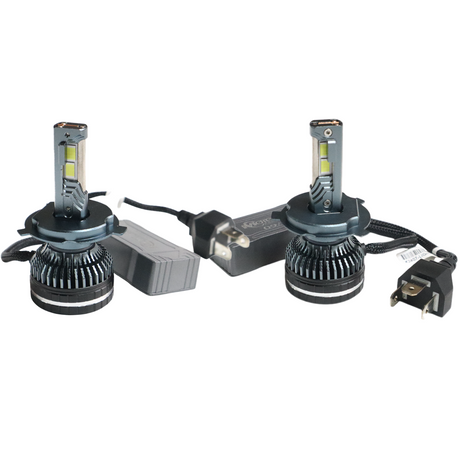LED HEAD LIGHTS BY MOTOCARE (H4/H19)