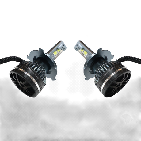 LED HEAD LIGHTS BY MOTOCARE (H4/H19)