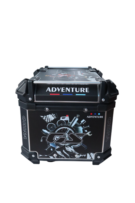Aluminium 45 Litre Graphic Black GS Adventure