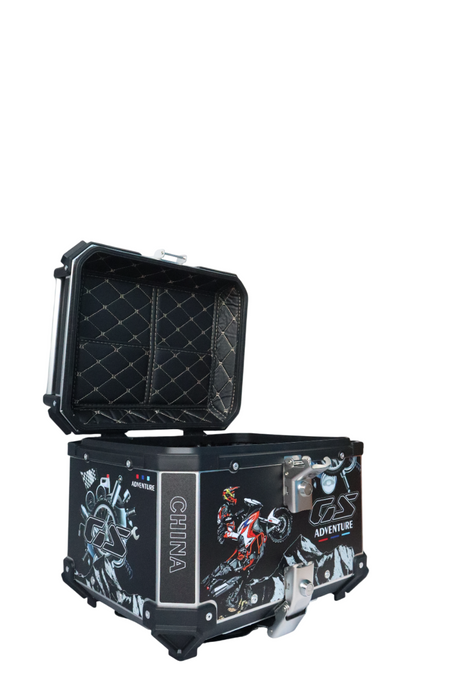 Aluminium 45 Litre Graphic Black GS Adventure