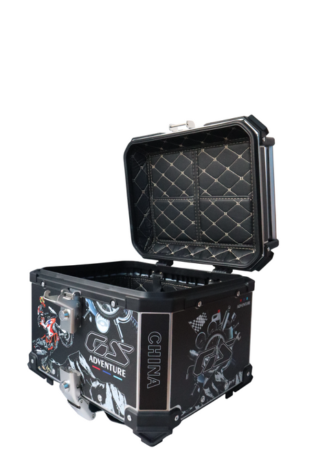 Aluminium 45 Litre Graphic Black GS Adventure