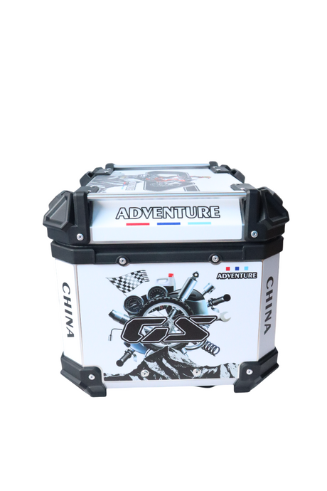 Aluminium 45 Litre Graphic White GS Adventure