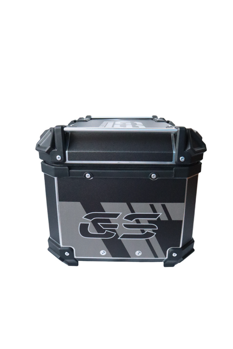 Aluminium Moto Care 45 Litre Graphic BMW GS Black Top Box