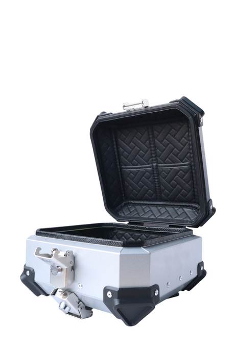 Aluminium 15 Litres Silver Top Box