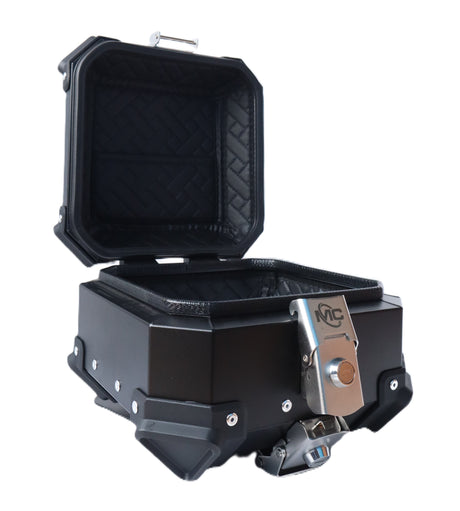 Aluminium 10 Liters Black Top Box