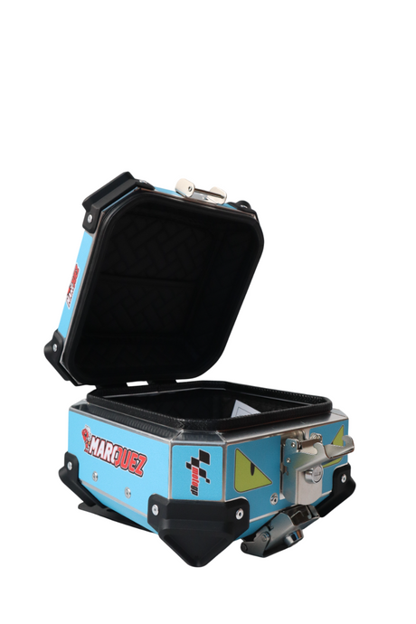 Aluminium 10 Liters Graphic Blue Moto GP Top Box