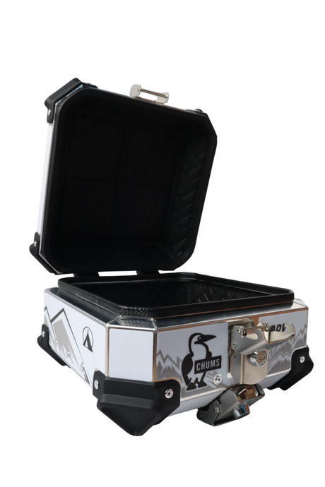 Aluminium 15 Litres Graphic ADV Silver Top Box