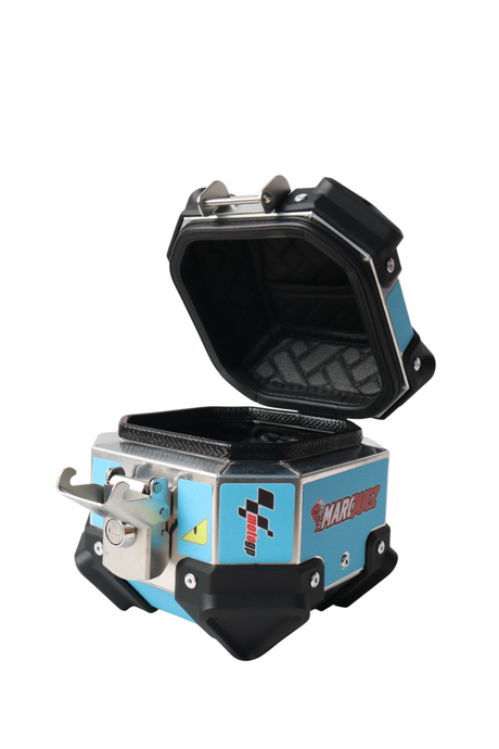 Aluminium 5 Litre Graphic Blue Moto GP Top Box