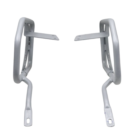 Saddle Stay with Plate (Silver) for BMW G 310 GS