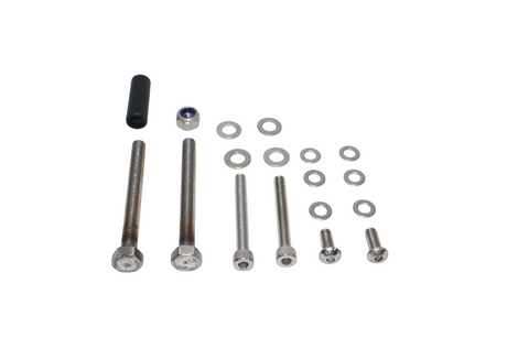 CRASH GUARD WITH DUAL SLIDERS (RED) FOR V STROM