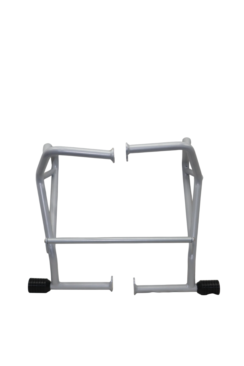 CRASH GUARD WITH DUAL SLIDERS (SILVER) FOR V STROM