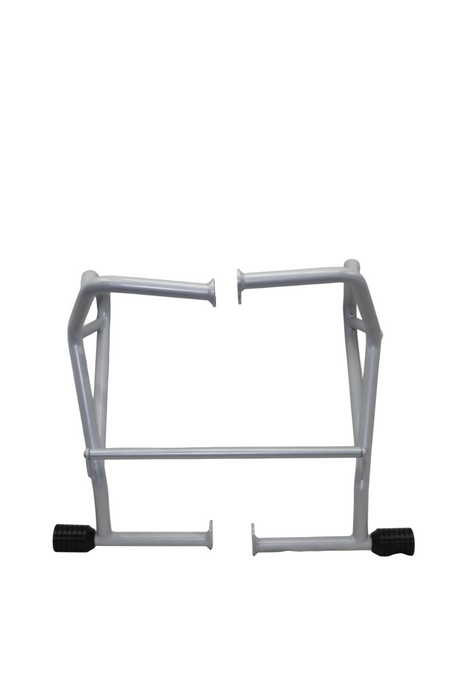 CRASH GUARD WITH DUAL SLIDERS (SILVER) FOR V STROM