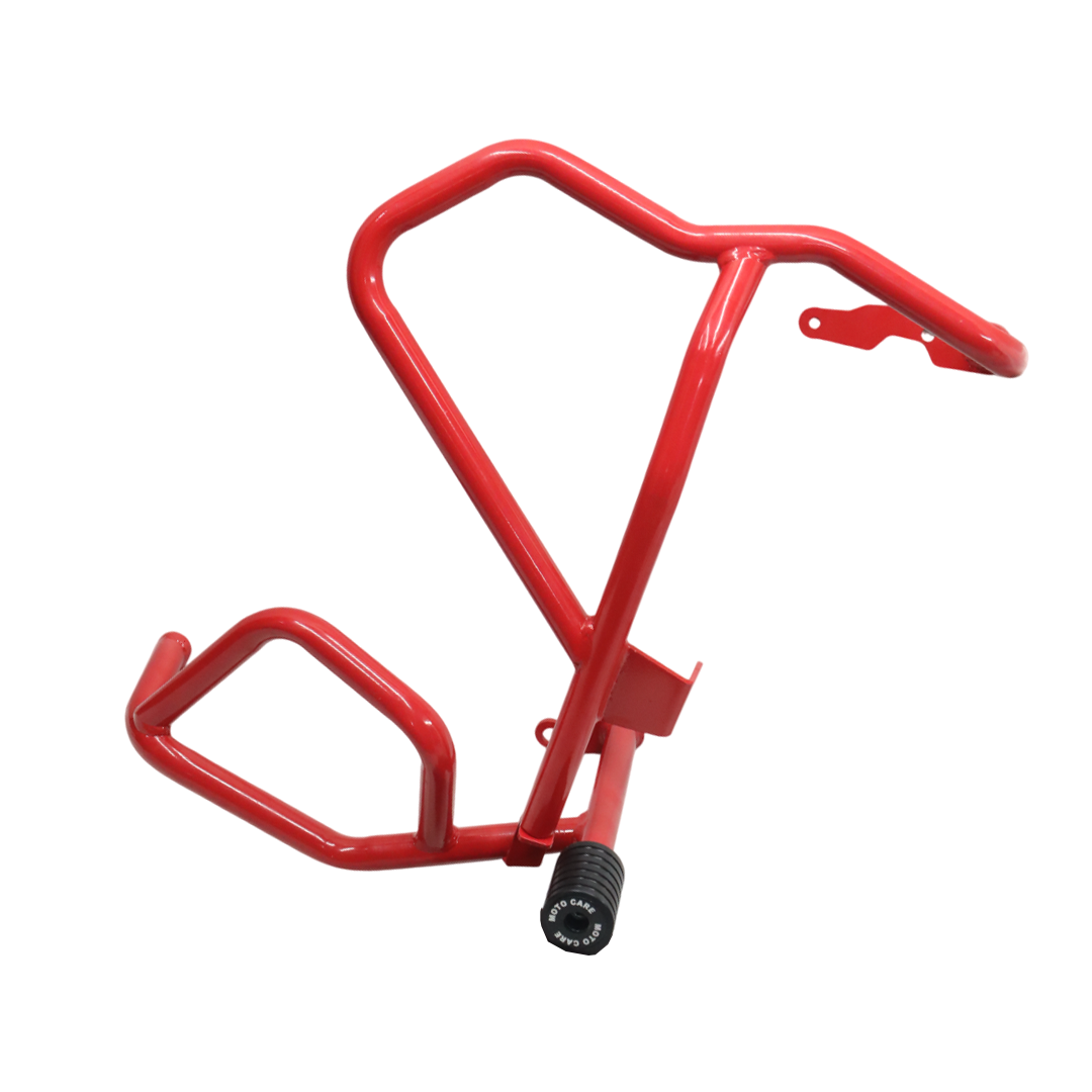 UPPER LOWER CRASH GUARD WITH SLIDERS (RED) FOR SUZUKI V STROM