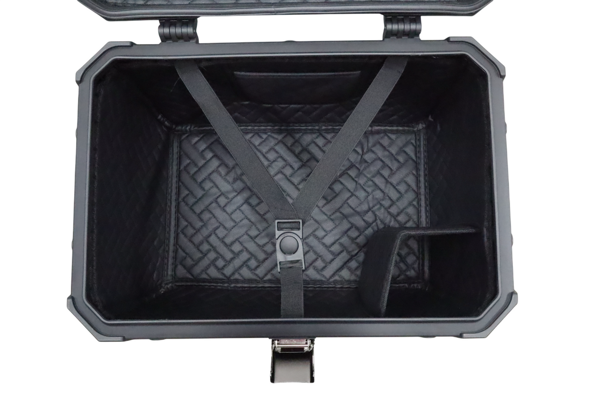 Aluminium 50L Suitcase Top Box with Handle