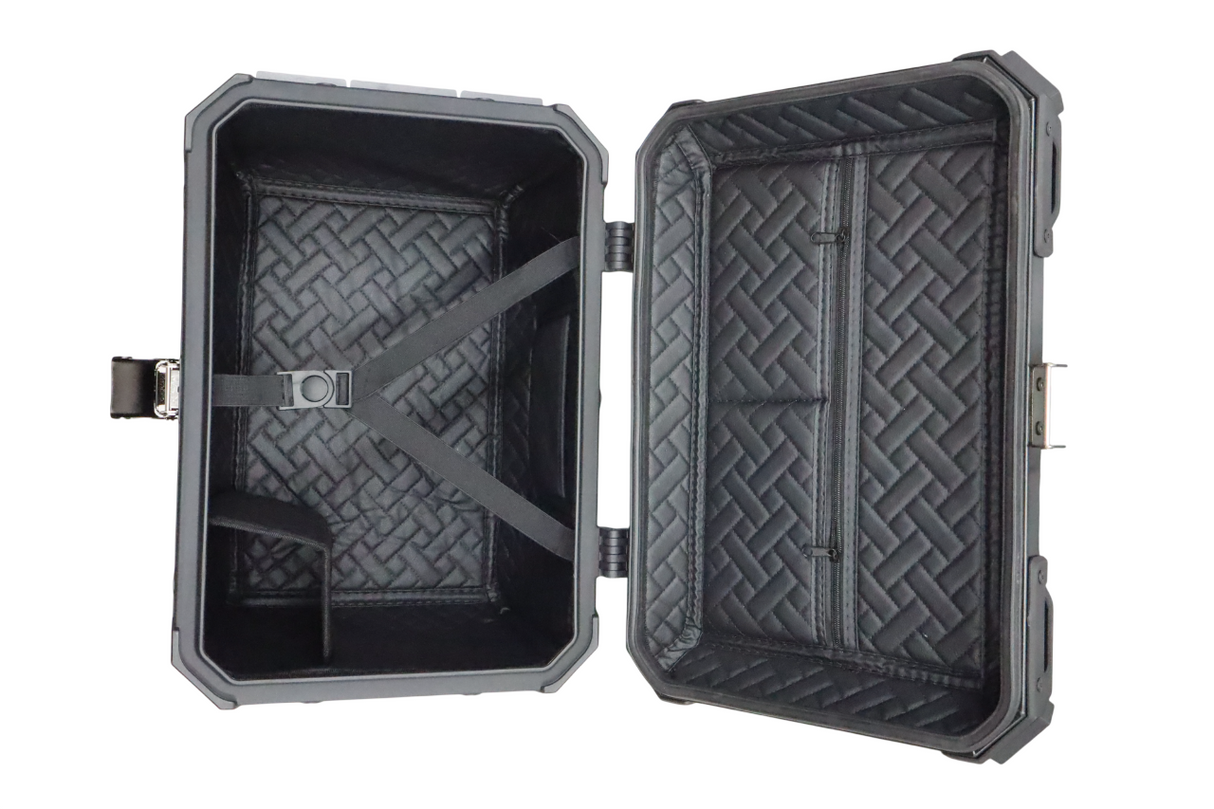 Aluminium 50L Suitcase Top Box with Handle