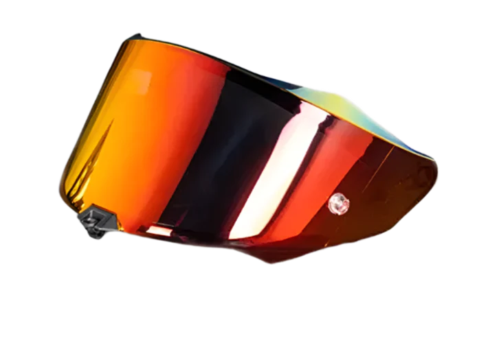 Spare Visor for KYT R2R Pro Helmets (Iridium Red)
