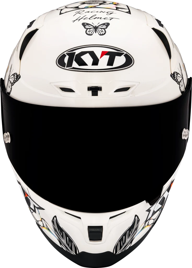 KYT STRIKER SV Tea Flower Gloss White
