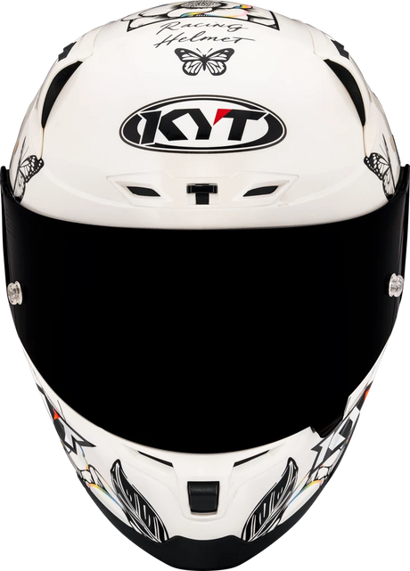 KYT STRIKER SV Tea Flower Gloss White