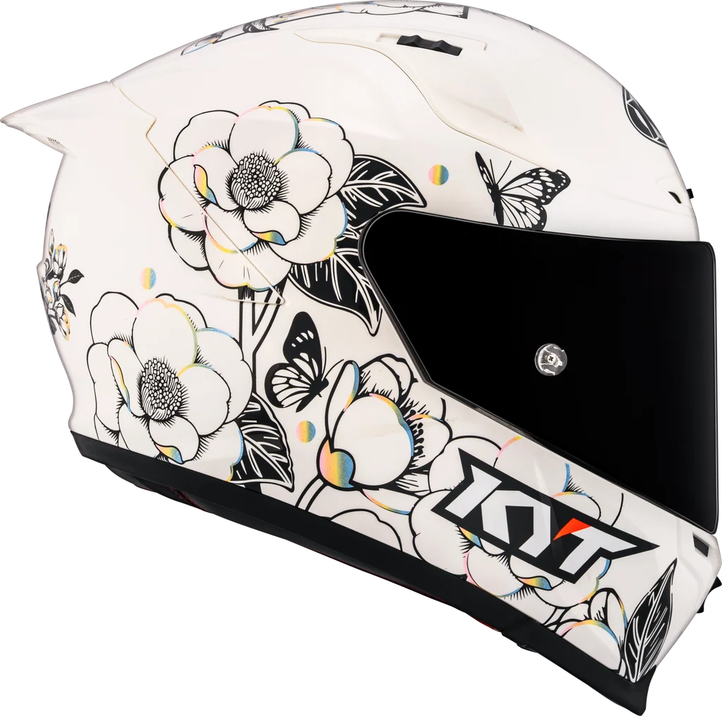 KYT STRIKER SV Tea Flower Gloss White