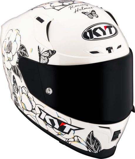 KYT STRIKER SV Tea Flower Gloss White