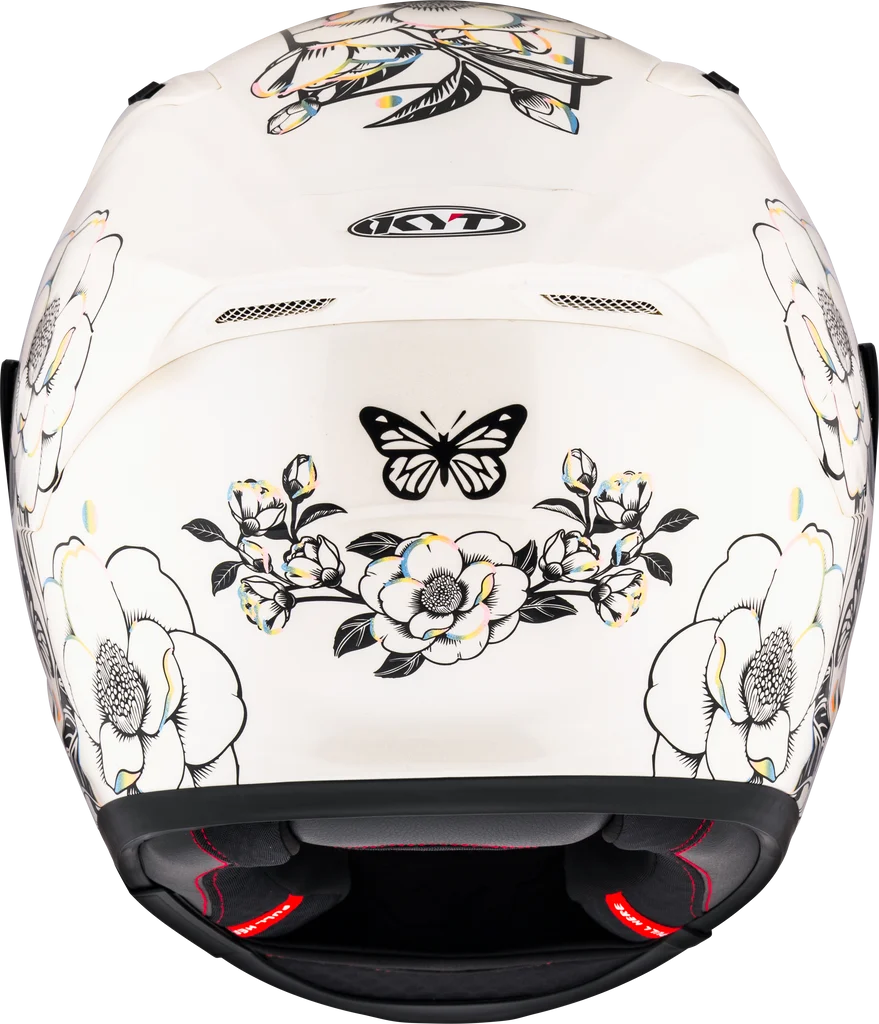 KYT STRIKER SV Tea Flower Gloss White