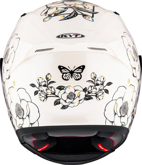 KYT STRIKER SV Tea Flower Gloss White