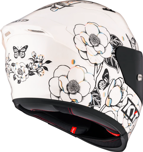 KYT STRIKER SV Tea Flower Gloss White