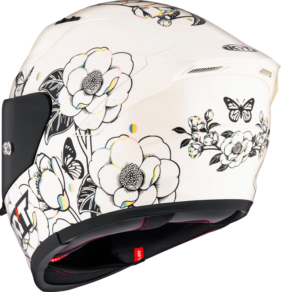 KYT STRIKER SV Tea Flower Gloss White