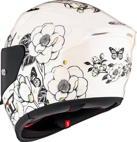 KYT STRIKER SV Tea Flower Gloss White