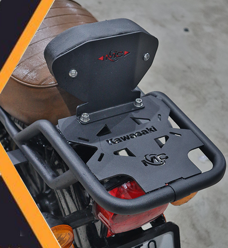 CNC Carriers with Backrest for Kawasaki W175