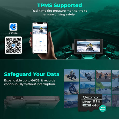 SIMTAC  MOTORCYCLE GPS CARPLAY & ANDROID AUTO SYSTEM – M10D