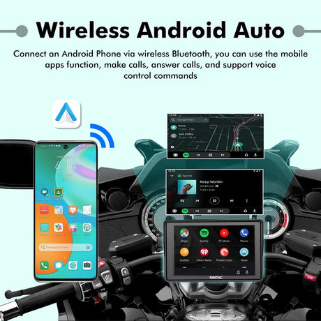 SIMTAC MOTORCYCLE GPS CARPLAY & ANDROID AUTO SYSTEM – M4D