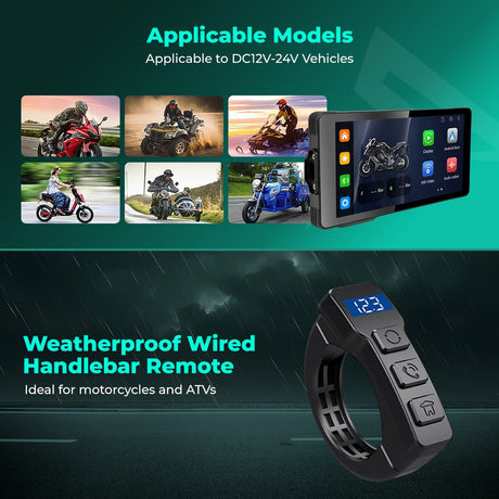 SIMTAC MOTORCYCLE GPS CARPLAY & ANDROID AUTO SYSTEM  – M10DT