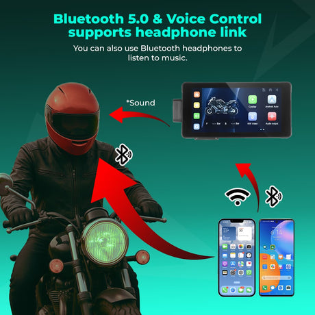 SIMTAC MOTORCYCLE GPS CARPLAY & ANDROID AUTO SYSTEM  – M10DT