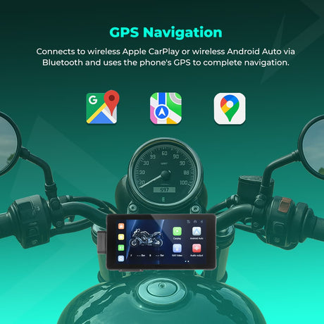 SIMTAC MOTORCYCLE GPS CARPLAY & ANDROID AUTO SYSTEM  – M10DT