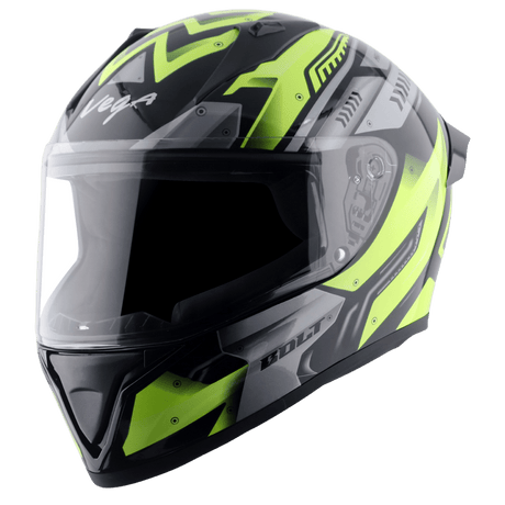 Bolt Martial Helmet - Black Neon Yellow