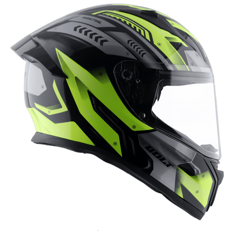 Bolt Martial Helmet - Black Neon Yellow