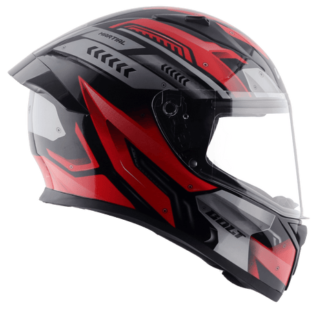 Bolt Martial Helmet - Black Red