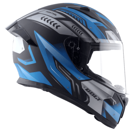 Bolt Martial Helmet - Dull Black Blue