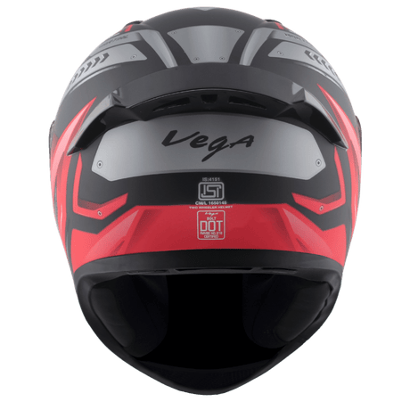 Bolt Martial Helmet - Dull Black Red