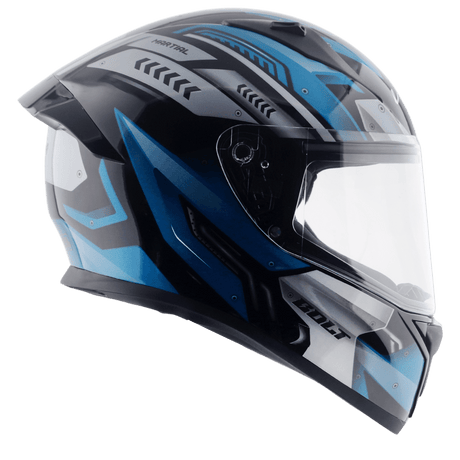 Bolt Martial Helmet - Black Blue