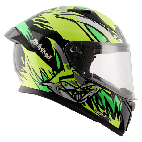 Bolt Bunny Helmet - Black Neon Yellow
