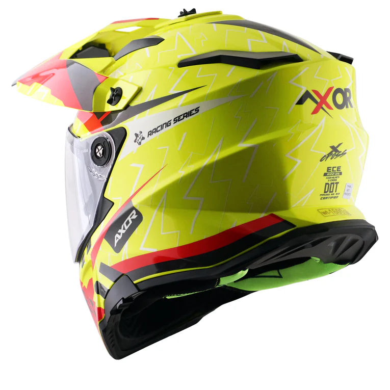 Axor X-Cross Flash Dual Visor Helmet