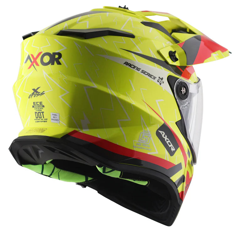 Axor X-Cross Flash Dual Visor Helmet